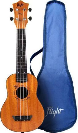 FLIGHT TUS53 MAH - ukulele sopranowe z pokrowcem