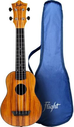 FLIGHT TUS55 ACACIA - ukulele sopranowe z pokrowcem