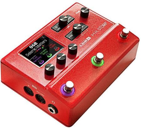 LINE 6 HX Stomp ギターエフェクター レッド Line6 HX Stomp Red - Multiefekt gitarowy - Ceny i opinie