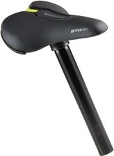 Zdjęcie Btwin Siodełko Rowerowe Do 16" + Sztyca 25,4 Mm Czarny - Wrocław