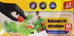 Zdjęcie Jan Niezbędny Rękawiczki Nitrylowe Czarne M 50szt. - Wrocław