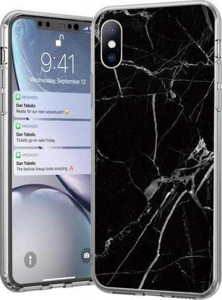 Wozinsky Marble żelowe etui marmur Samsung Galaxy M31 czarny