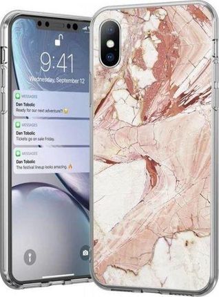 Wozinsky Marble żelowe etui marmur Samsung Galaxy A41 różowy