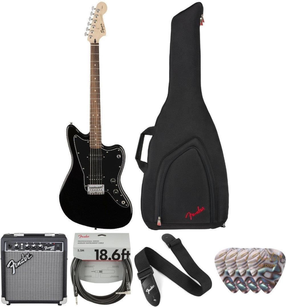 Fender Squier Affinity Series Jazzmaster HH IL Black Deluxe