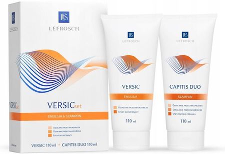 Versic Set Emulsja przeciwgrzybiczo-złuszczająca 100ml + Szampon 100 ml