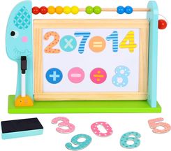 Zdjęcie Tooky Toy  Edukacyjna Tablica Na Biurko + 18 Magnetycznych Elementów - Reszel