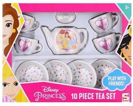 Disney Princess Zestaw Do Herbaty Kuchnia Porcelana 10 Części