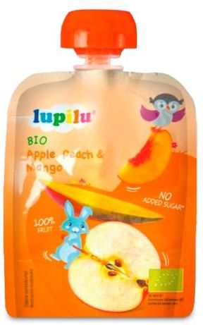 Lupilu Mus Jabłko Brzoskwinia Mango Po 5 Miesiącu Bio Organic 90G - Ceny i  opinie 