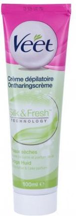 Veet Silk & Fresh Dry Skin Akcesoria Do Depilacji 100Ml