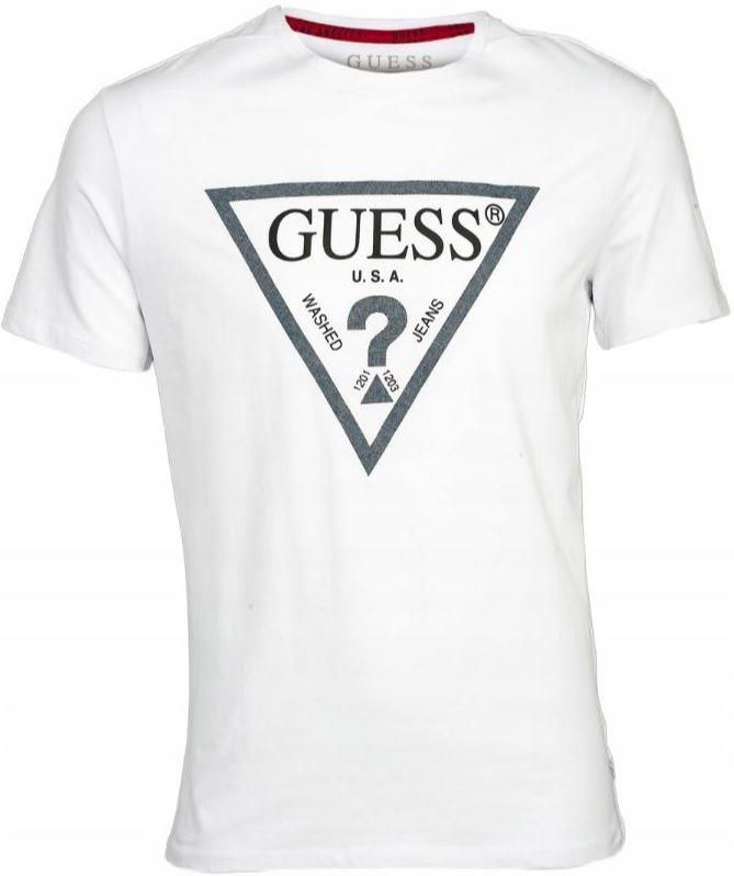 Guess T Shirt Meski M91i41j1300 Twht Xl Ceny I Opinie Ceneo Pl