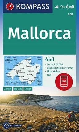Majorka Mallorca mapa Kompass
