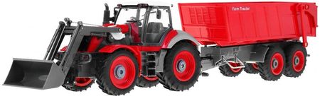 Joko Traktor Czerwony Przyczepa Czerwona 2.4GHz