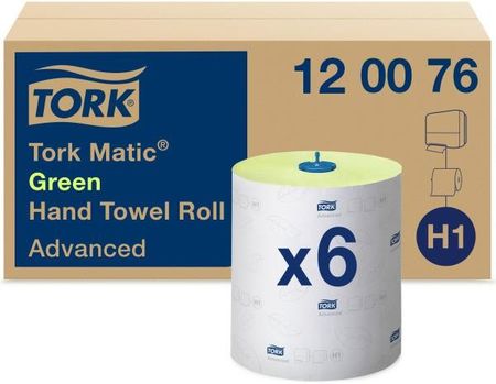 Tork Matic H1 zielony ręcznik w roli (120076) 150m karton 6szt
