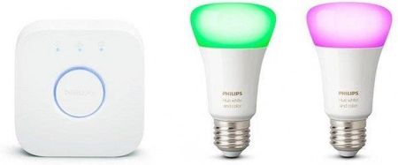 PHILIPS HUE Zestaw startowy White and color ambiance E27 2 szt. (929002216823)