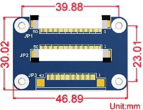 Waveshare Wyświetlacz 5" 800X480 Ips Z Interfejsem Dpi Dla Raspberry Pi - zdjęcie 6 Waveshare Wyświetlacz 5" 800X480 Ips Z Interfejsem Dpi Dla Raspberry Pi
