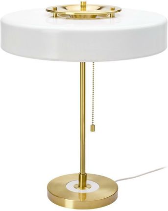 King Home Lampa Biurkowa Arte Biało-Złota Aluminium Szkło Mt21409-3-350