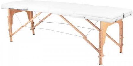 Stół Składany Do Masażu Wood Komfort 3 Segmentowe White