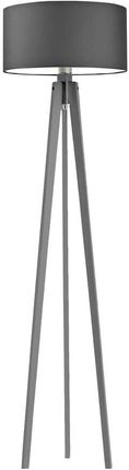 LYSNE Lampa podłogowa Miami 60 W E27 grafitowo-popielata 148x40 cm