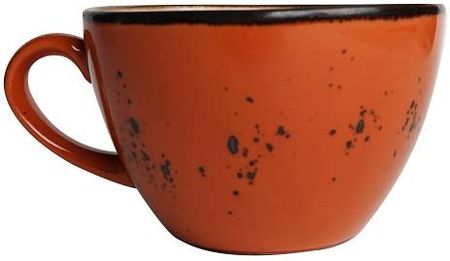 Fine Dine Filiżanka Do Cappuccino Z Pomarańczowej Porcelany 0,285L Kolory Ziemi Dahlia (778500)