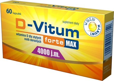 D-Vitum Forte Max 4000 j.m. 60 kaps