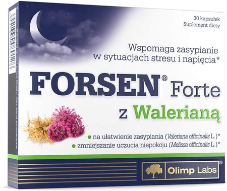 Kapsułki Olimp Forsen Forte z Walerianą 30 szt.
