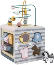 Viga Toys Polar B Activity Box Drewniane Centrum Gier 5w1 - Zabawki ekologiczne