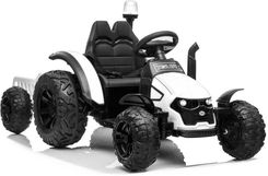 Zdjęcie Lean Cars Traktor Na Akumulator z Przyczepą HZB-200 Biały - Radzionków