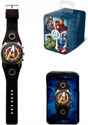 Zegarek analogowy Avengers w metalowym opakowaniu MV15788