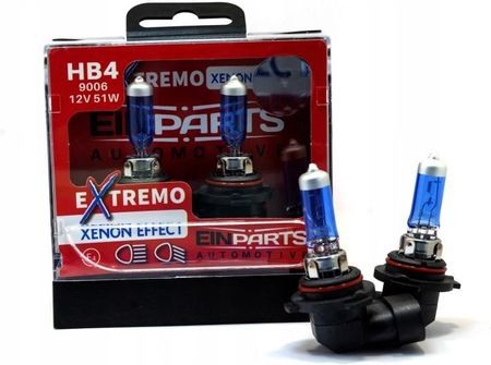 EINPARTS AUTOMOTIVE ŻARÓWKA SAMOCHODOWA HALOGENOWA HB4 51W 100% XENON EPB64