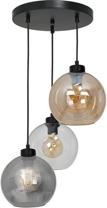 MILAGRO - LAMPA WISZĄCA SOFIA 3XE27 - CZARNY/WIELOKOLOROWY - MLP6585  MLP6585