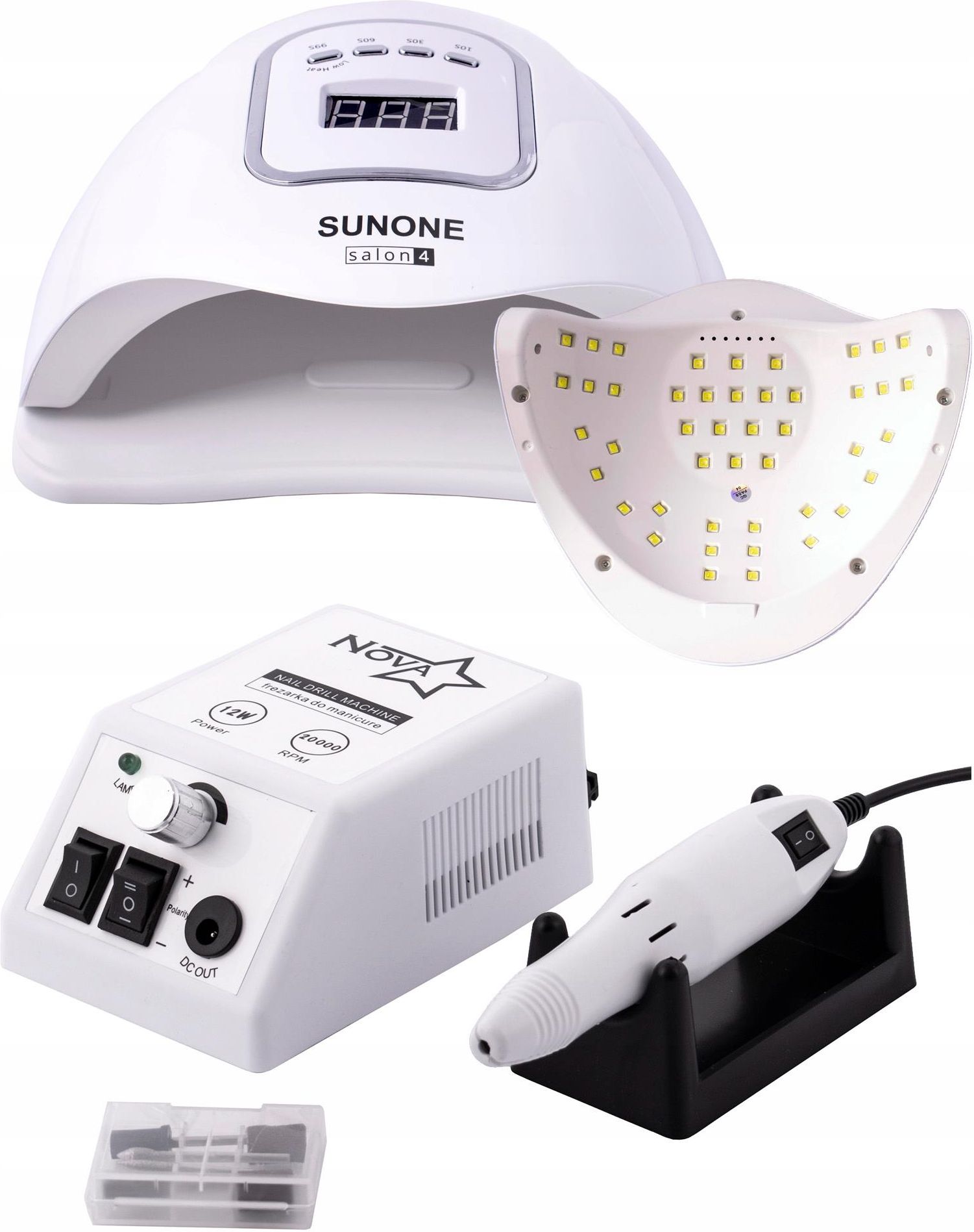SUNONE SUNONE ZESTAW DO HYBRYD S06 LAMPA FREZARKA GRATISY - zdjęcie 5 SUNONE SUNONE ZESTAW DO HYBRYD S06 LAMPA FREZARKA GRATISY