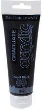 Zdjęcie Daler-Rowney Farba Akrylowa Graduate Acrylic 120Ml Pearl Black (D 123 150 Pw6/Pbk7) - Bytom Odrzański