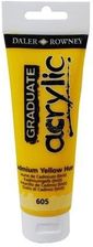 Zdjęcie Daler-Rowney Farba Akrylowa Graduate Acrylic 120Ml Cadmium Yellow Hue (D 123 150 Py74/Py83) - Chrzanów