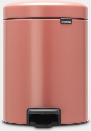 Brabantia Kosz Pedałowy Newicon 5L Terracotta Pink Wolnoopadająca Pokrywa (Br304309)