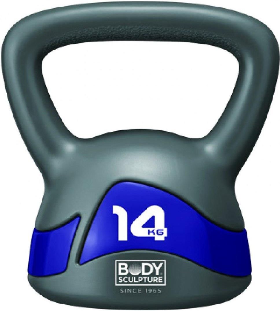 Body Sculpture Kettlebell BW117 | Peso 4-12 Kg, Impugnatura Extra Large Per Fitness E Resistenza