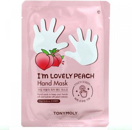 Tony Moly Maseczka Na Dłonie I'M Lovely Peach Hand Mask 16 G