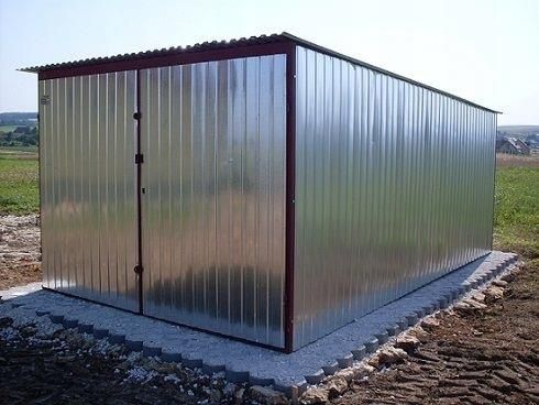 Garaż blaszany ocynkowany 2x3m - zdjęcie 4 Garaż blaszany ocynkowany 2x3m