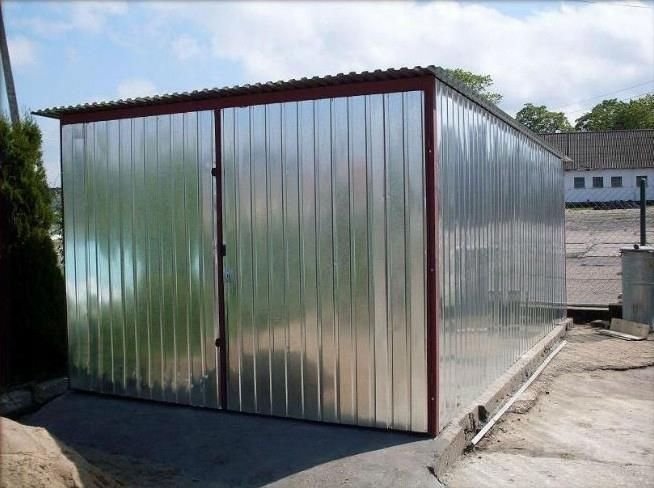 Garaż blaszany ocynkowany 2x3m - zdjęcie 9 Garaż blaszany ocynkowany 2x3m