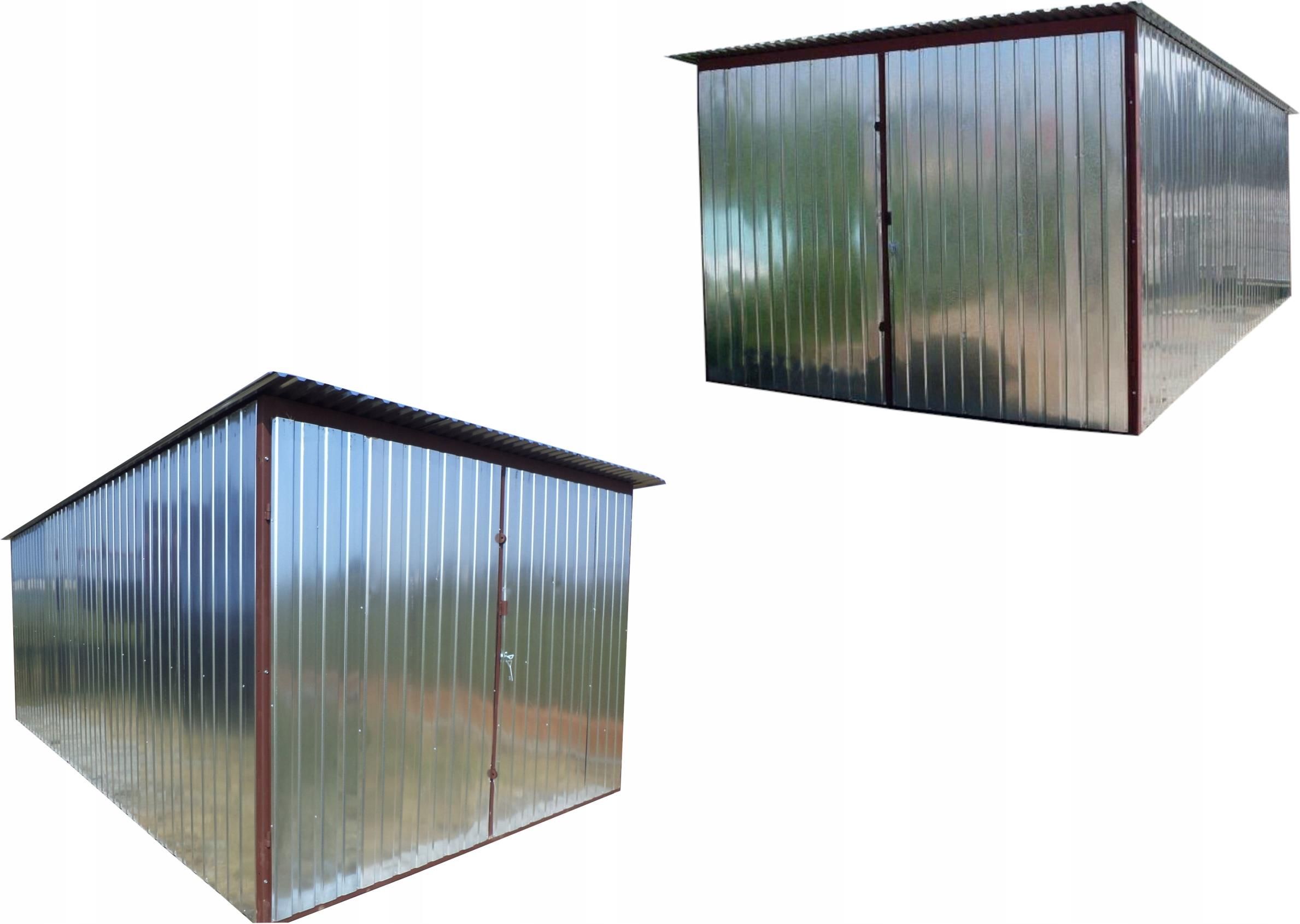 Garaż blaszany ocynkowany 2x3m - zdjęcie 10 Garaż blaszany ocynkowany 2x3m