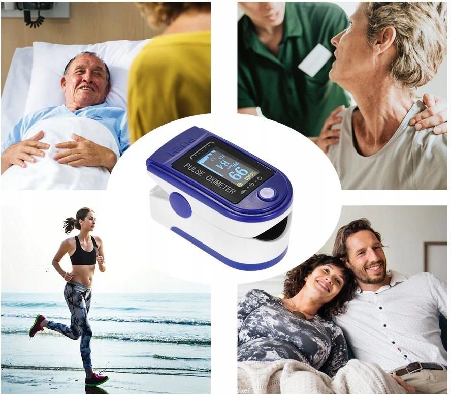 Urządzenie do mierzenia pulsu Pulsometr oximeter