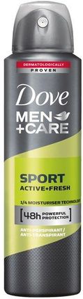 Dove Men +Care Sport Active + Fresh Antyperspirant W Sprayu 250Ml