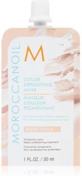 Moroccanoil Color Depositing delikatna odżywiająca maska bez trwałych pigmentów barwiących Rose Gold 30 ml