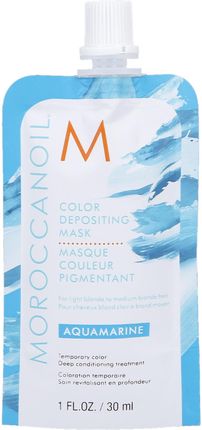 Moroccanoil Color Depositing delikatna odżywiająca maska bez trwałych pigmentów barwiących Aquamarine 30 ml