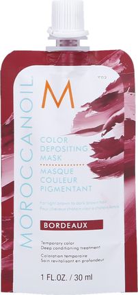 Moroccanoil Color Depositing delikatna odżywiająca maska bez trwałych pigmentów barwiących Bordeaux 30 ml