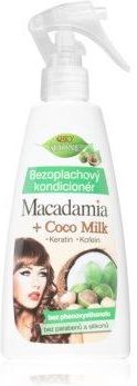 Bione Cosmetics Macadamia + Coco Milk Odżywka W Sprayu Bez Spłukiwania 260 ml