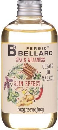 Fergio Bellaro Rozgrzewający Olejek Do Masażu Ciała Massage Oil Slm Effect 200 ml