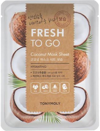 Tony Moly Nawilżająca Maska Na Tkaninie Do Twarzy Kokos Fresh To Go Coconut Mask Sheet Hydrating 22G
