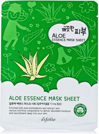 Esfolio Maska W Płachcie Do Twarzy Z Aloesem Pure Skin Aloe Essence Mask Sheet