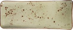 Fine Dine Talerz Serwingowy Z Oliwkowej Porcelany 21,5X12Cm Kolory Ziemi Olive (769966)