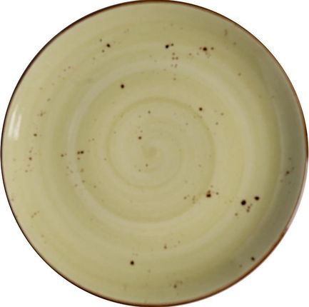 Fine Dine Talerz Płytki Z Oliwkowej Porcelany 27,5Cm Kolory Ziemi Olive (777992)